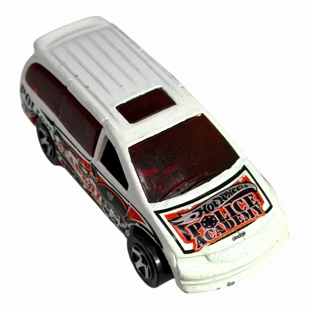 2003  ''ROLL PATROL'' #169 Hot Wheels Police Academy Dodge‎ Van Diecast Toy Car